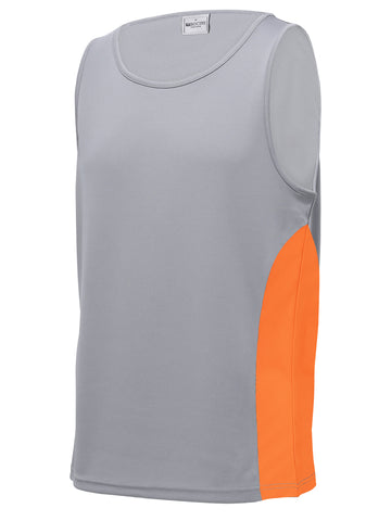 Unisex Adults Mens/Kids Micro Mesh Contrast Singlet detail