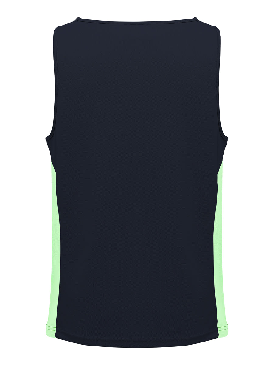 Unisex Adults Mens/Kids Micro Mesh Contrast Singlet detail