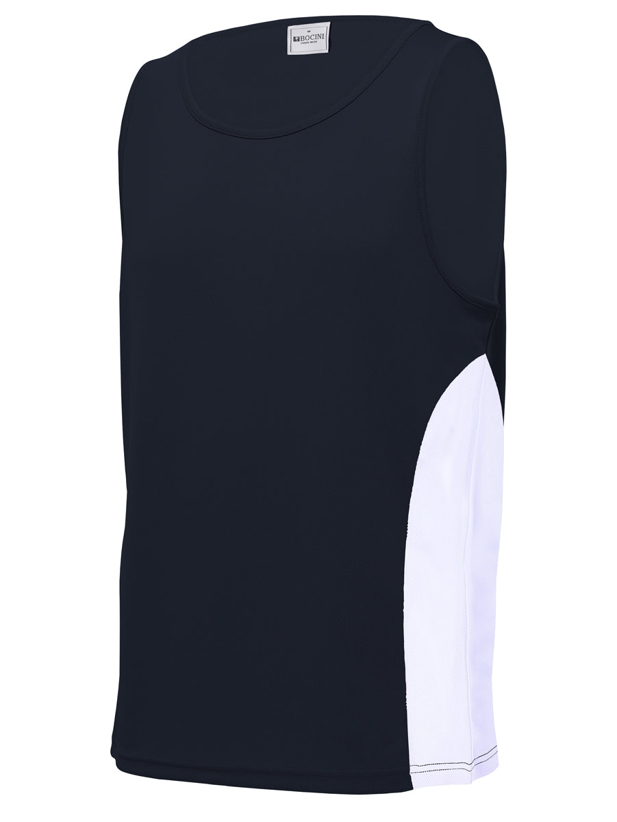 Unisex Adults Mens/Kids Micro Mesh Contrast Singlet detail