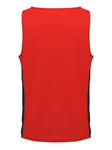 Unisex Adults Mens/Kids Micro Mesh Contrast Singlet detail