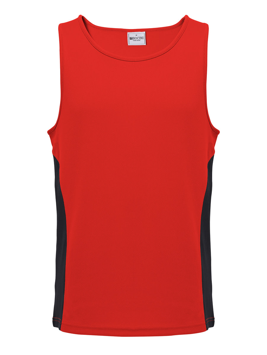 Unisex Adults Mens/Kids Micro Mesh Contrast Singlet detail