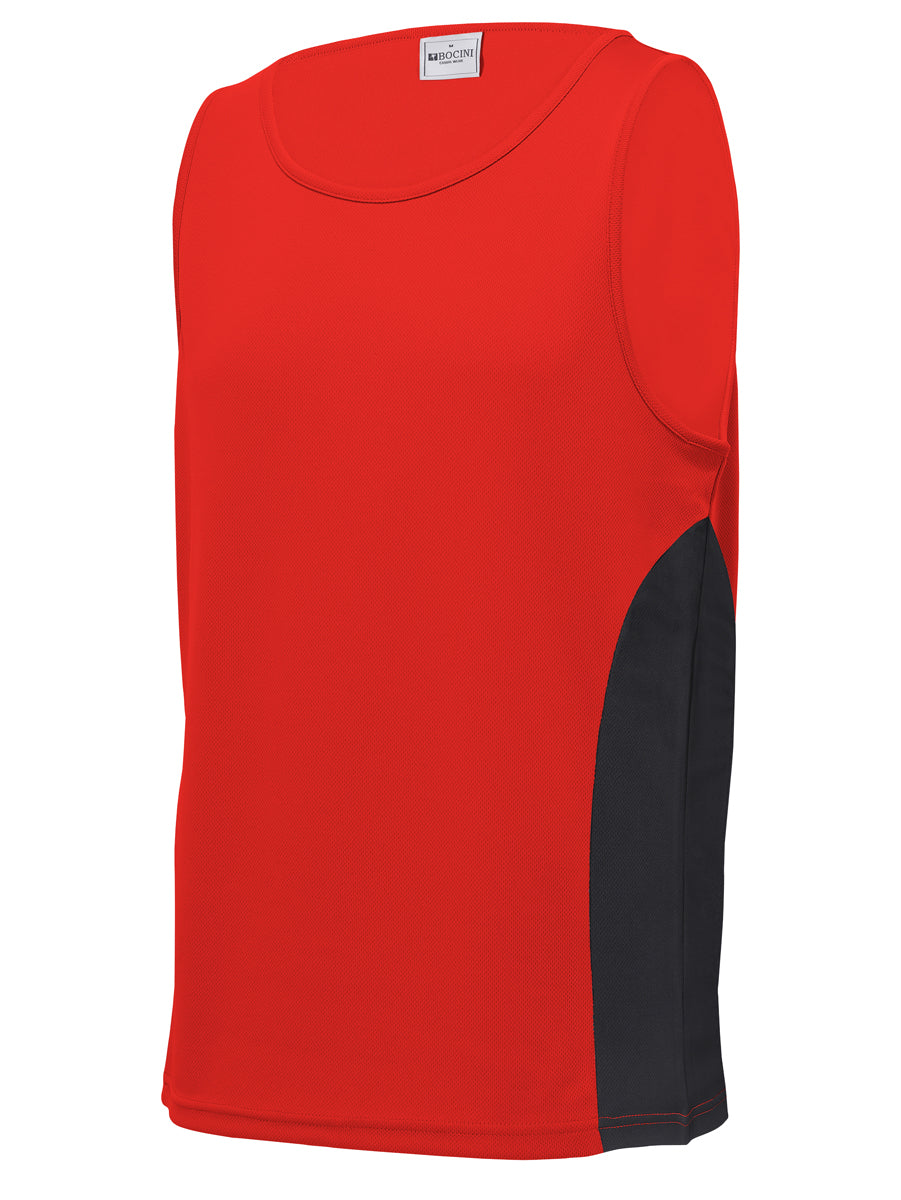Unisex Adults Mens/Kids Micro Mesh Contrast Singlet detail