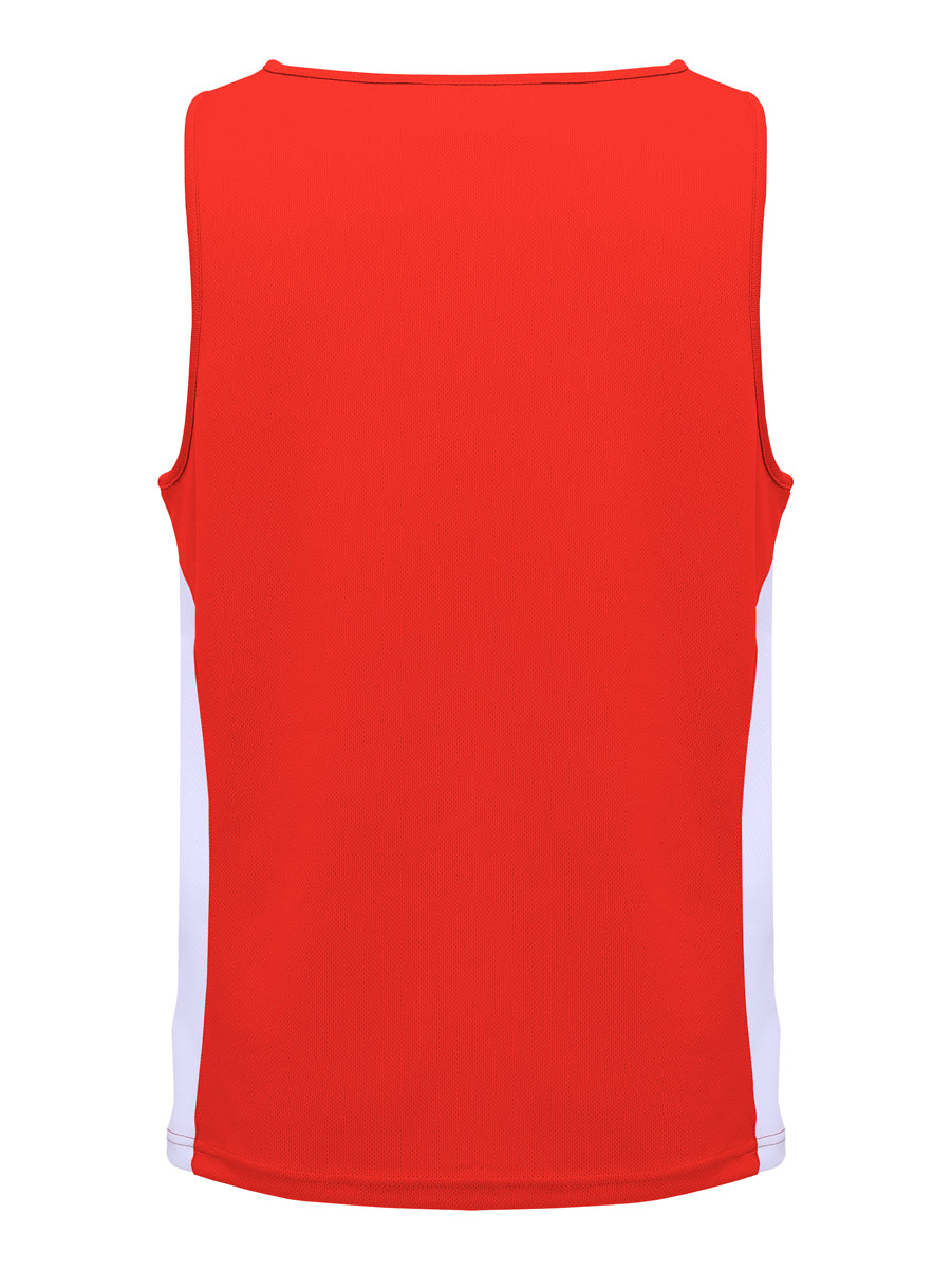 Unisex Adults Mens/Kids Micro Mesh Contrast Singlet detail