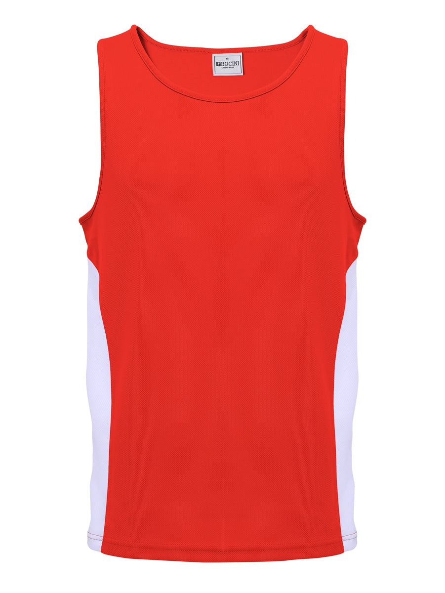 Unisex Adults Mens/Kids Micro Mesh Contrast Singlet detail