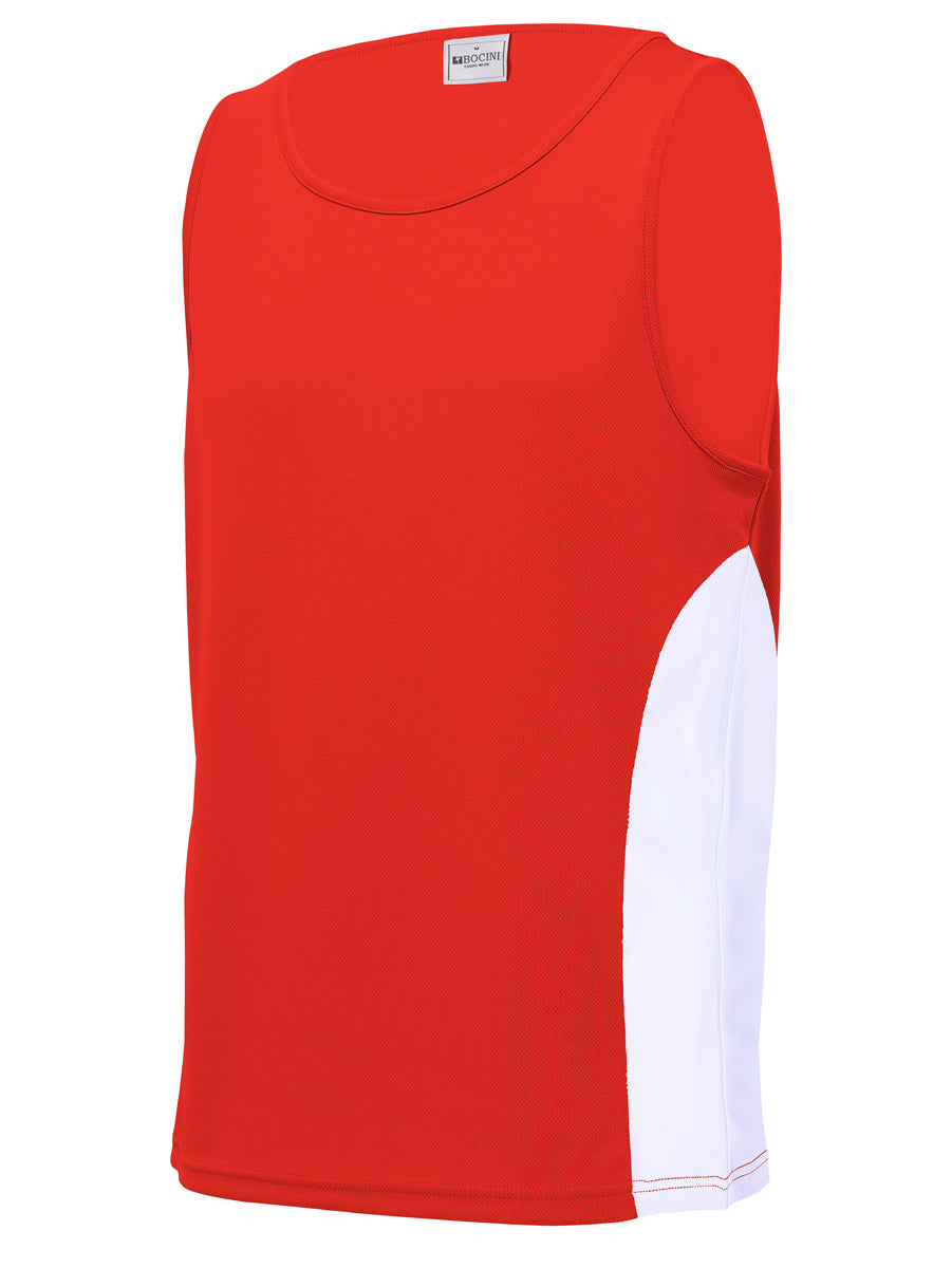 Unisex Adults Mens/Kids Micro Mesh Contrast Singlet detail