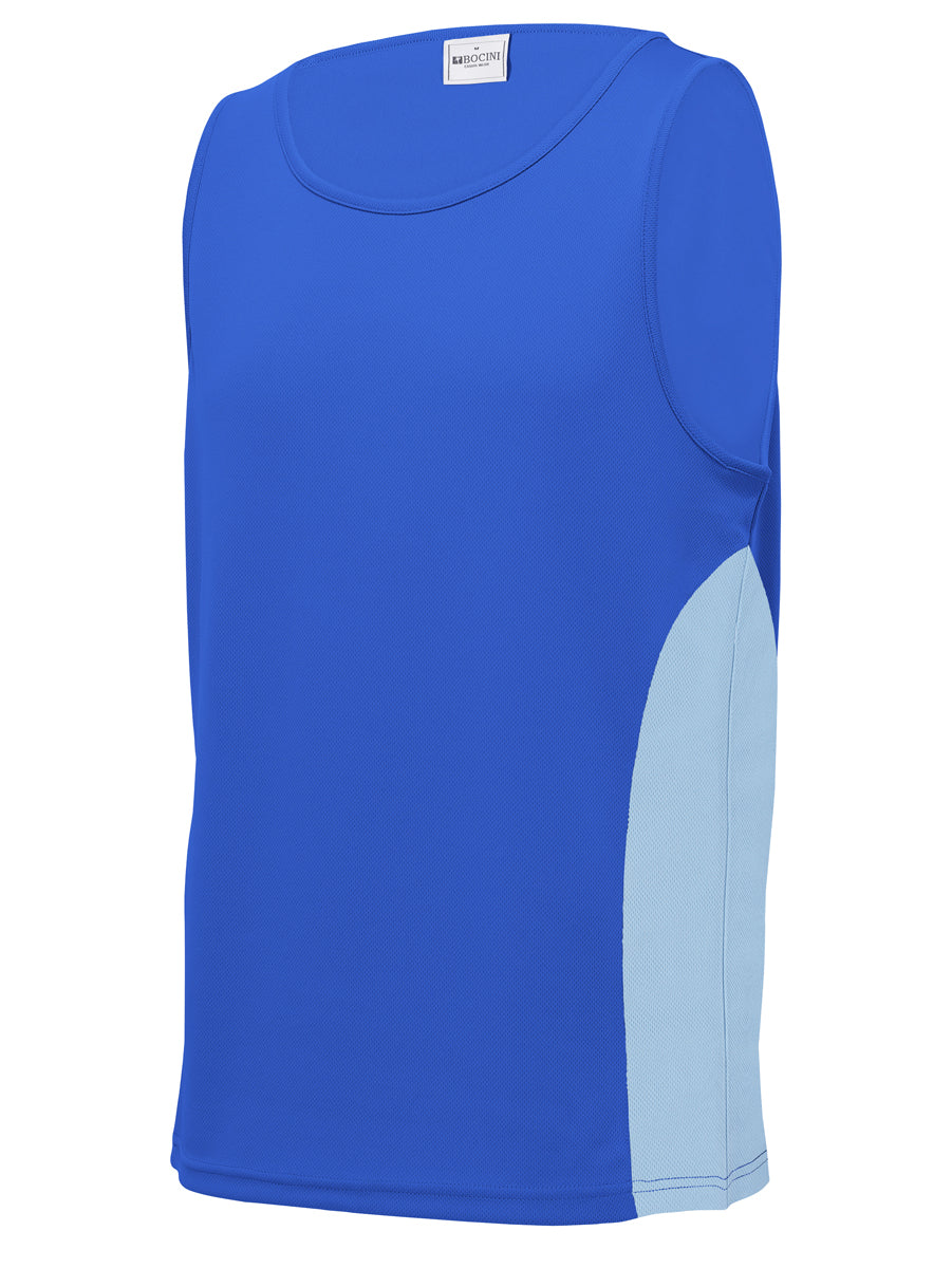 Unisex Adults Mens/Kids Micro Mesh Contrast Singlet detail