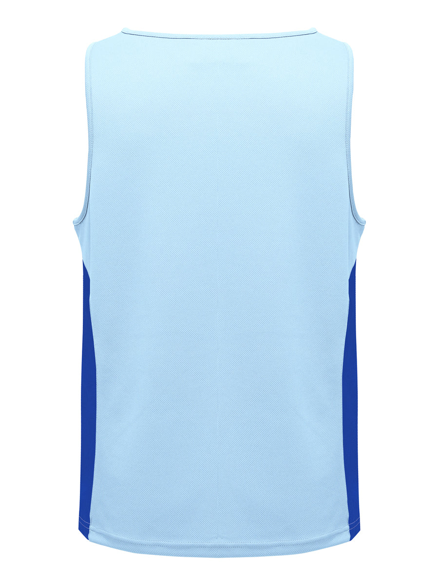 Unisex Adults Mens/Kids Micro Mesh Contrast Singlet detail