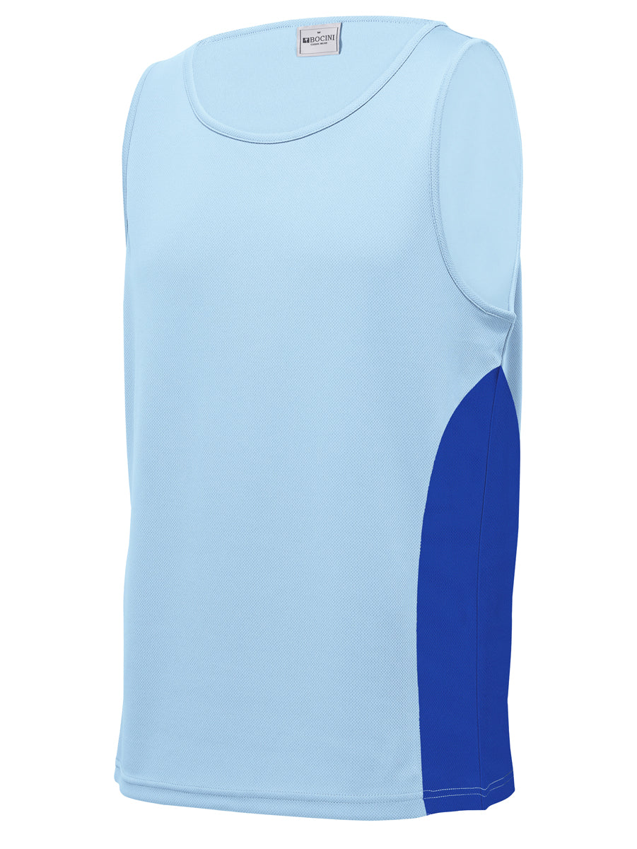 Unisex Adults Mens/Kids Micro Mesh Contrast Singlet detail