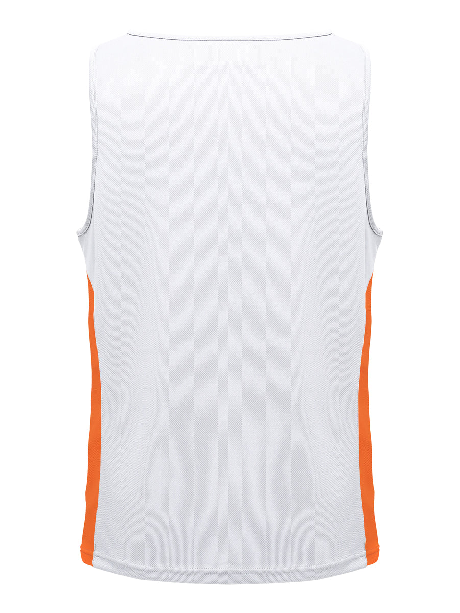 Unisex Adults Mens/Kids Micro Mesh Contrast Singlet detail