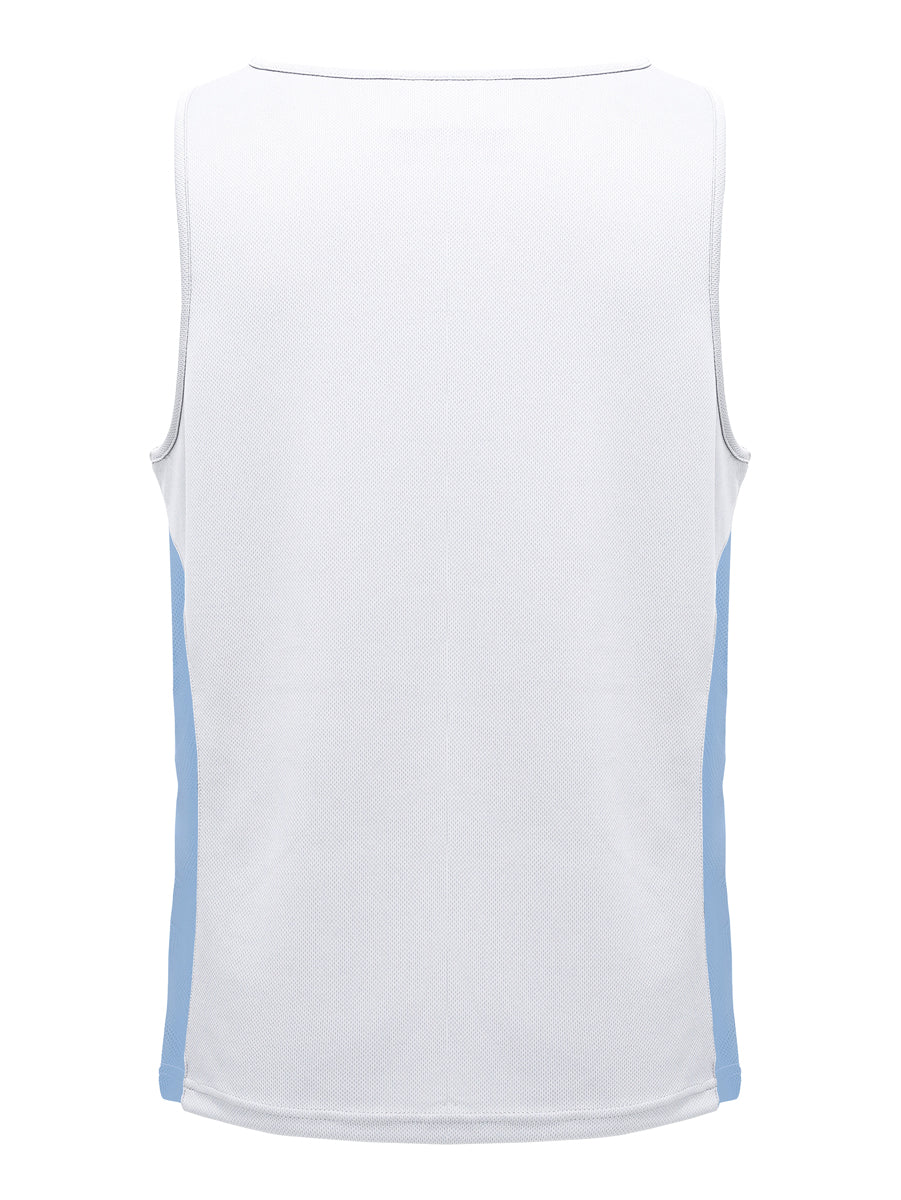 Unisex Adults Mens/Kids Micro Mesh Contrast Singlet detail