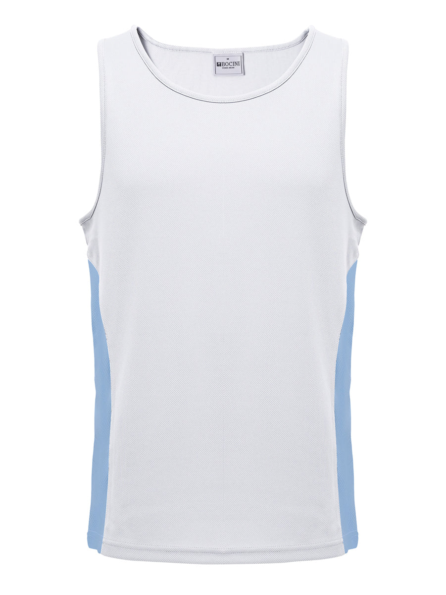 Unisex Adults Mens/Kids Micro Mesh Contrast Singlet detail
