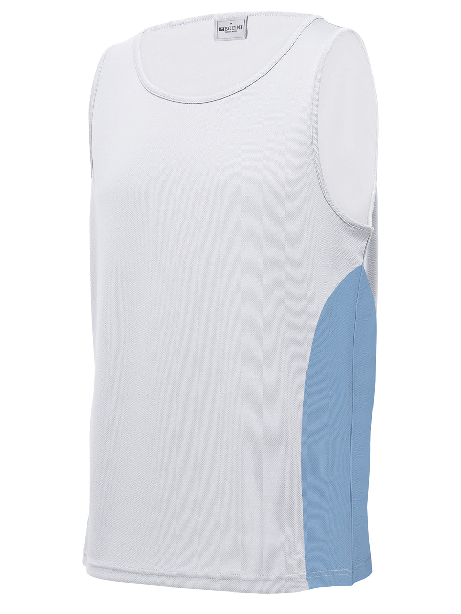 Unisex Adults Mens/Kids Micro Mesh Contrast Singlet detail