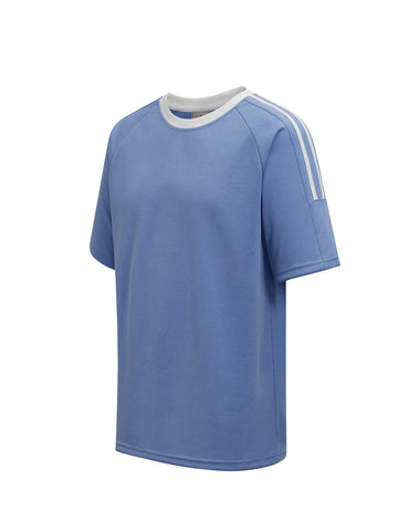 Twin Stripe Raglan Tee detail
