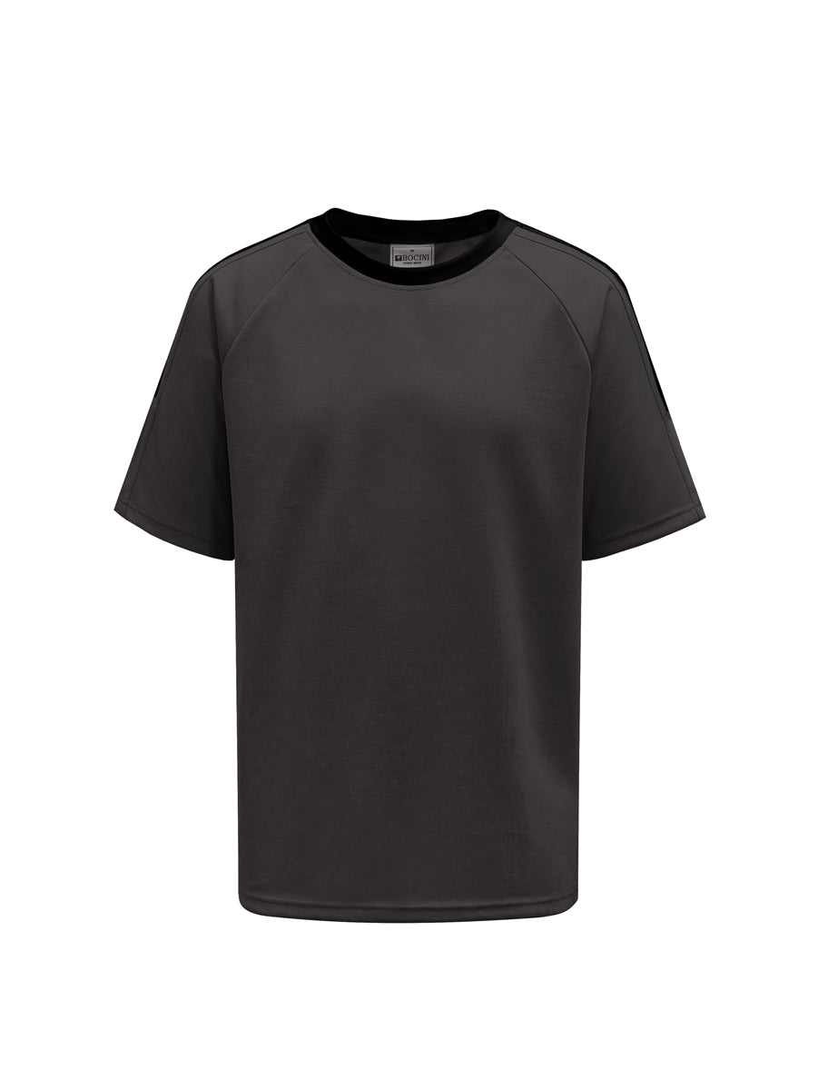 Twin Stripe Raglan Tee detail