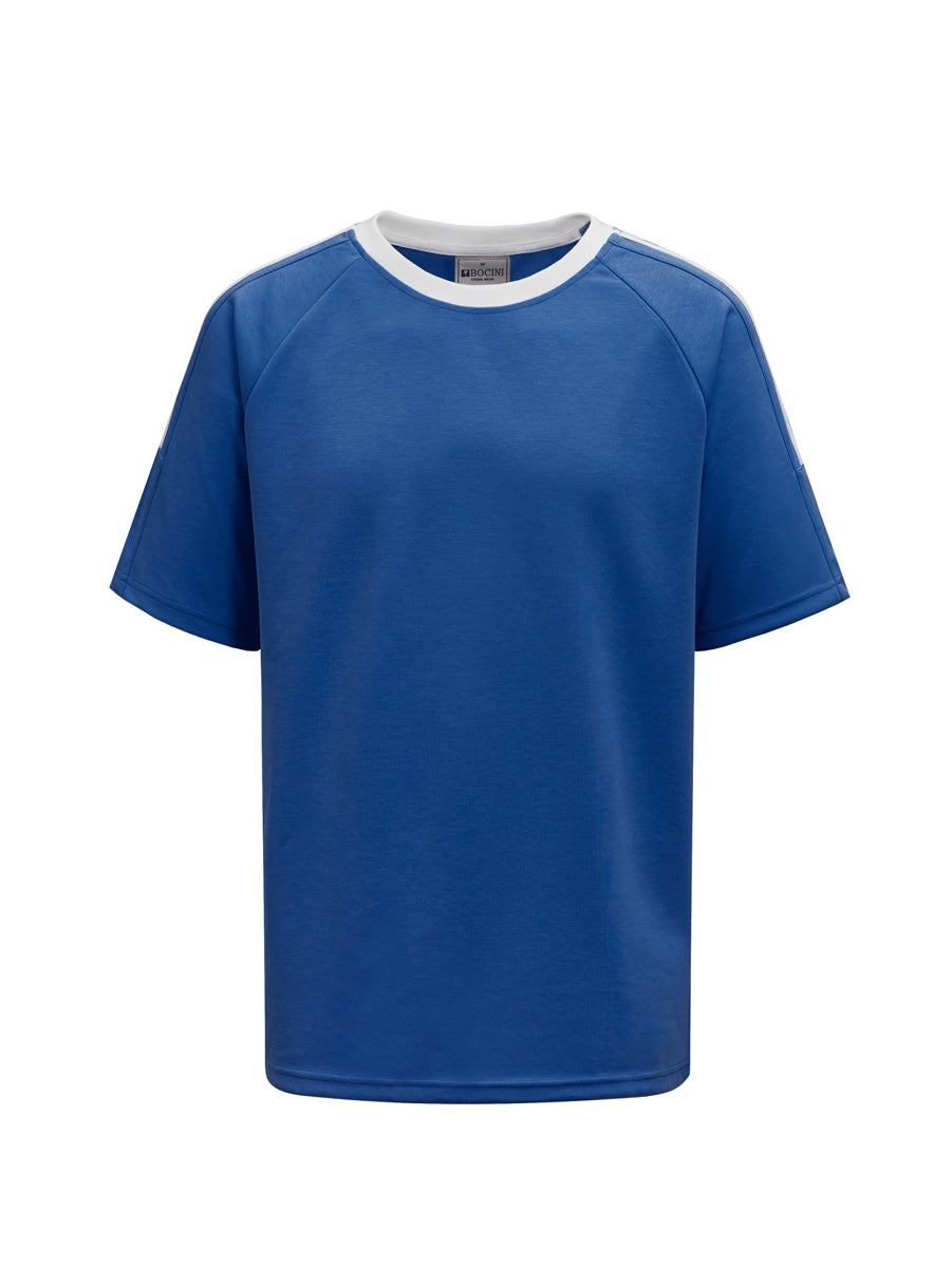 Twin Stripe Raglan Tee detail
