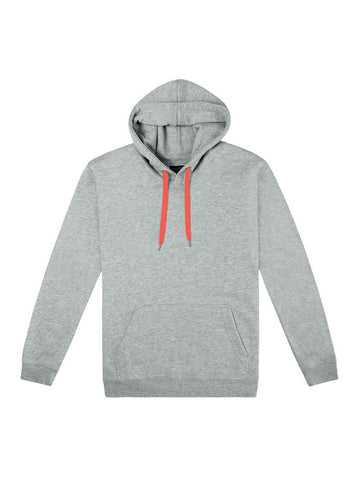 CLOKE - ColourMe Hoodie - Grey Marle - DCH - Grey Marle/Neon Orange (2)