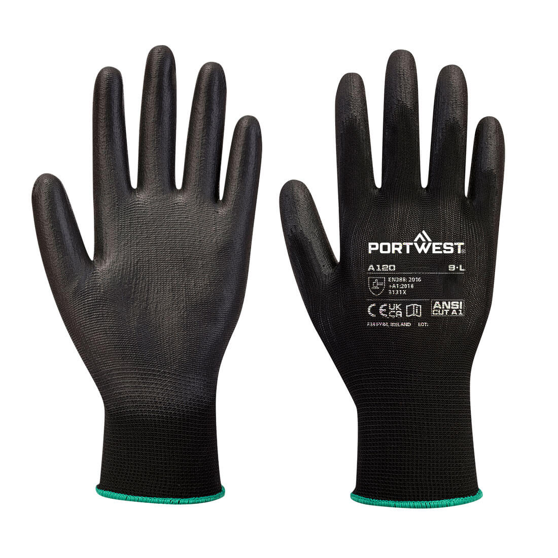 Grip 13 PU Palm Glove Black