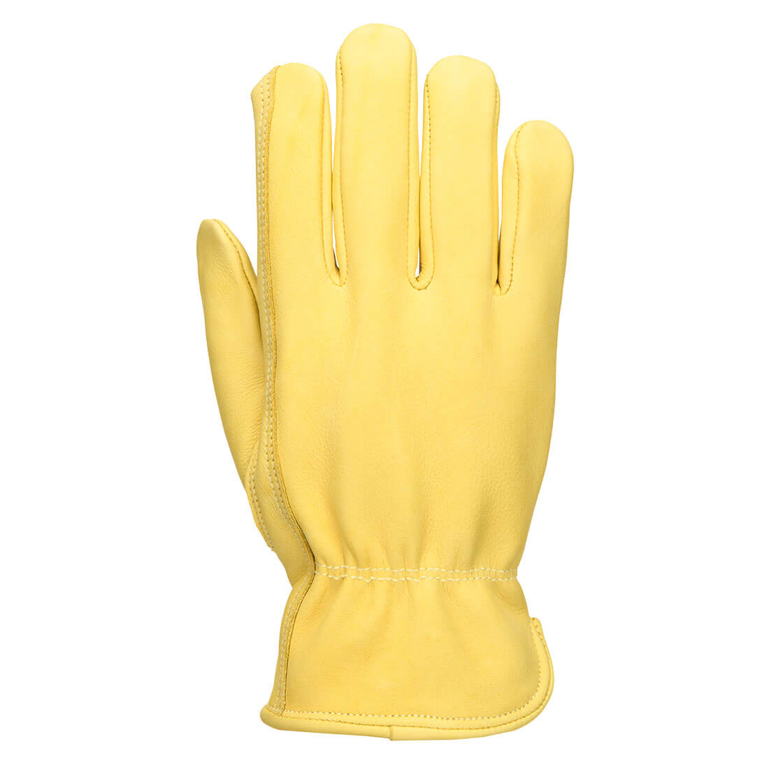 Leather Driver 100 Cow Grain Glove Beige back