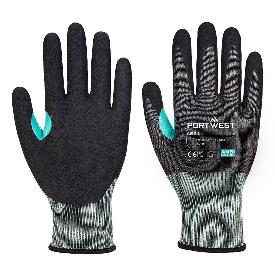 CS Cut E18 Nitrile Glove Black