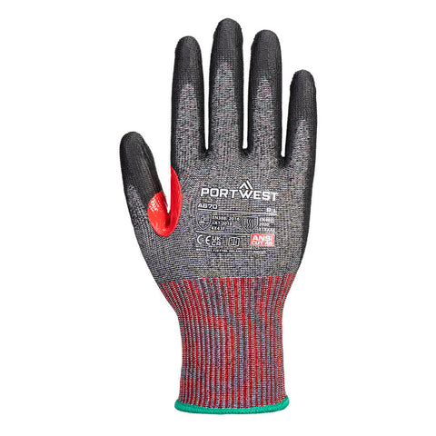 CS Cut F13 PU Glove Black back