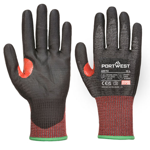 CS Cut F13 PU Glove Black