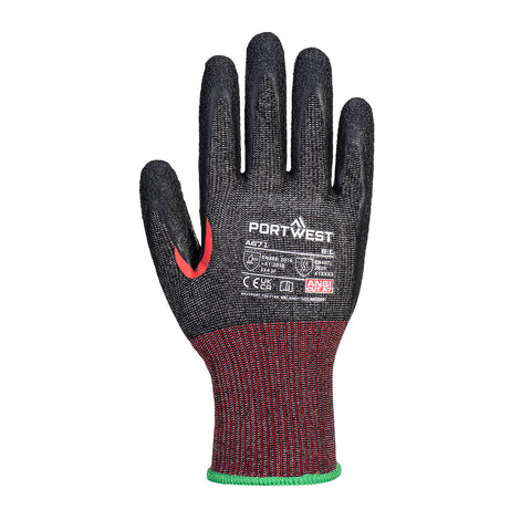 CS Cut F13 Latex Glove Black back