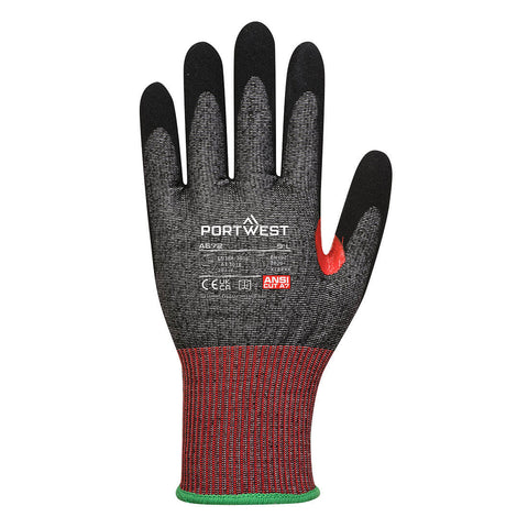 CS Cut F13 Nitrile Glove Black back