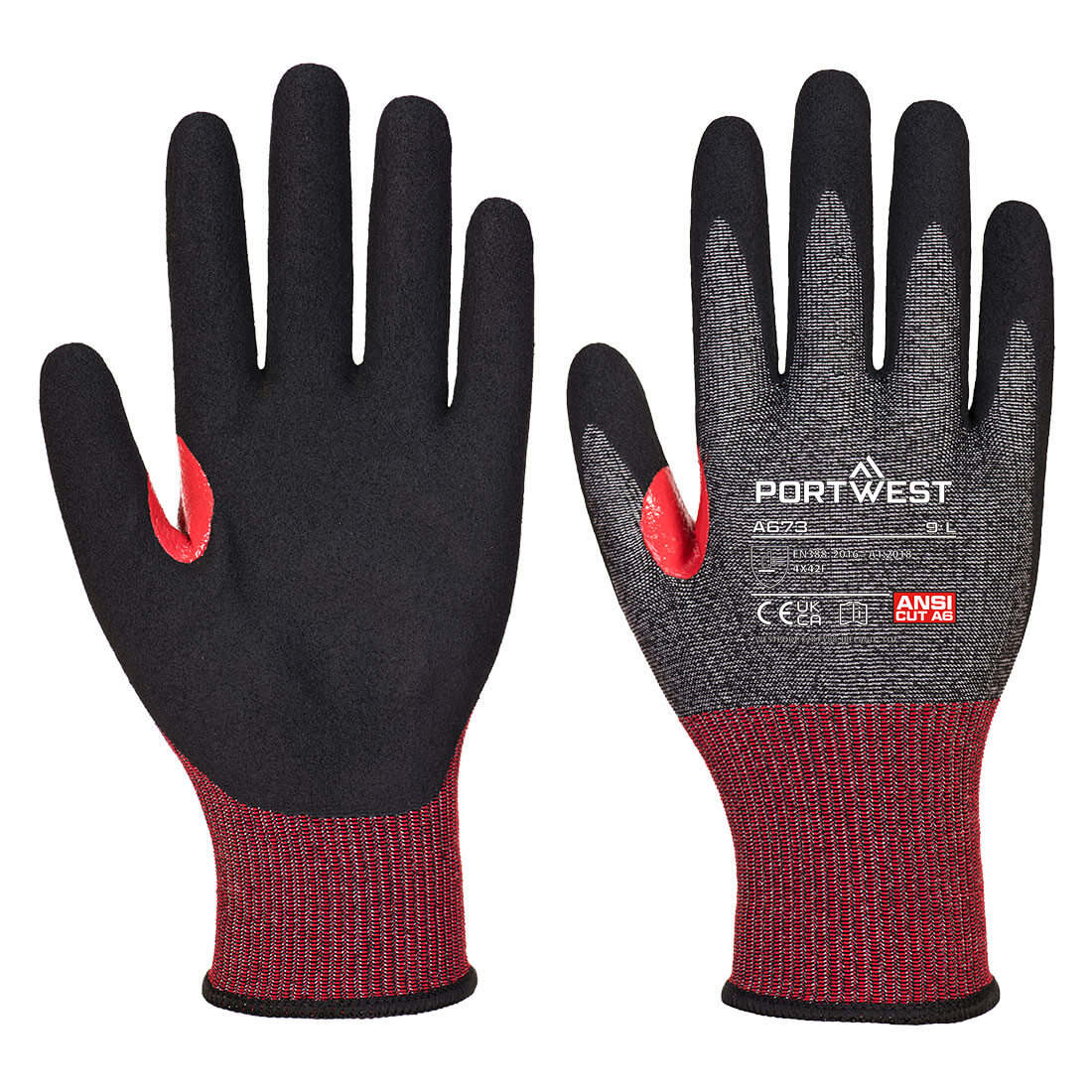 CS Cut F18 Nitrile Glove Black