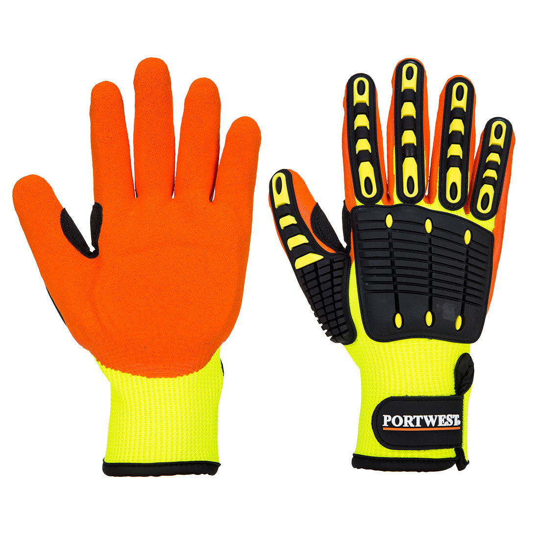 Impact 13 Nitrile Reinforced Palm Glove Yellow/Orange