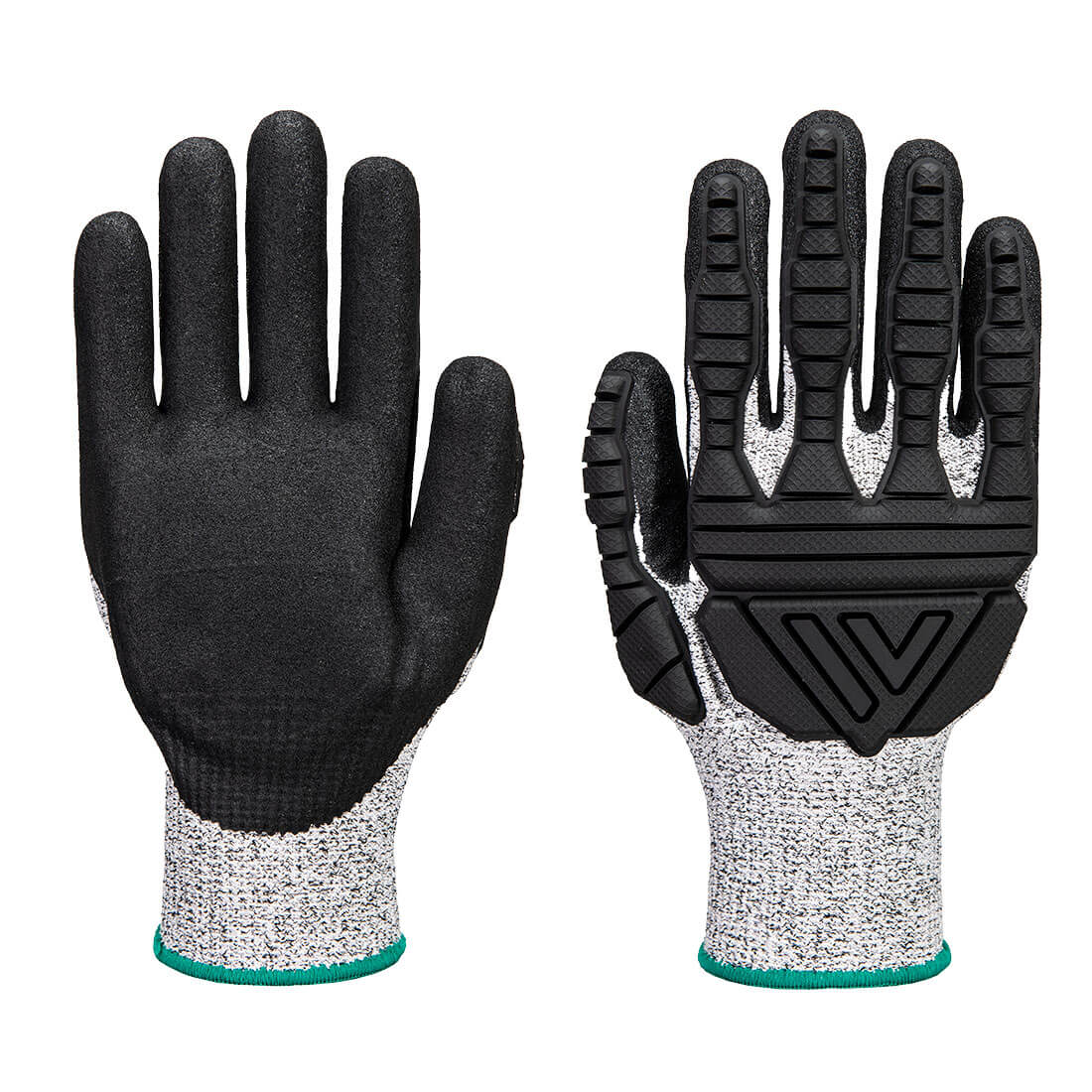 Impact C13 Nitrile Foam TPV Reinforced Palm Glove Grey/Black