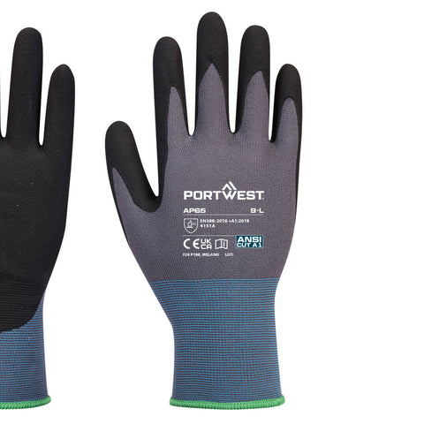 NPR Pro Nitrile Foam Black/Grey back