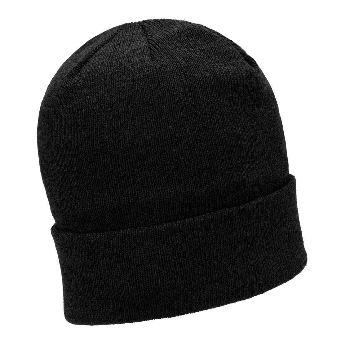 Insulated Knit Beanie Black back