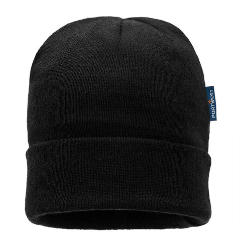 Insulated Knit Beanie Black
