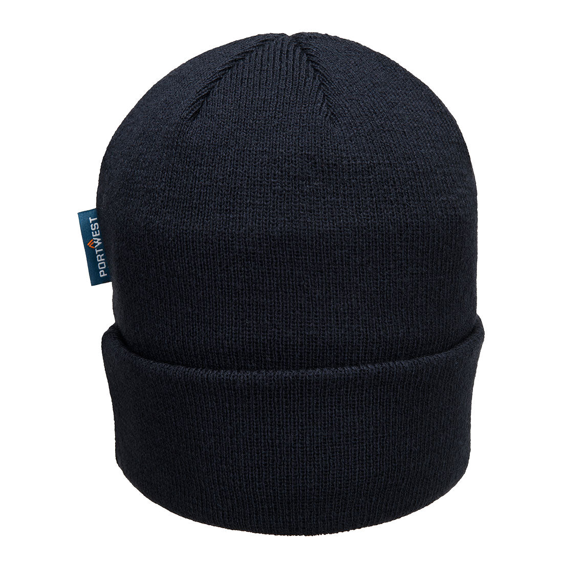 Insulated Knit Beanie Navy back