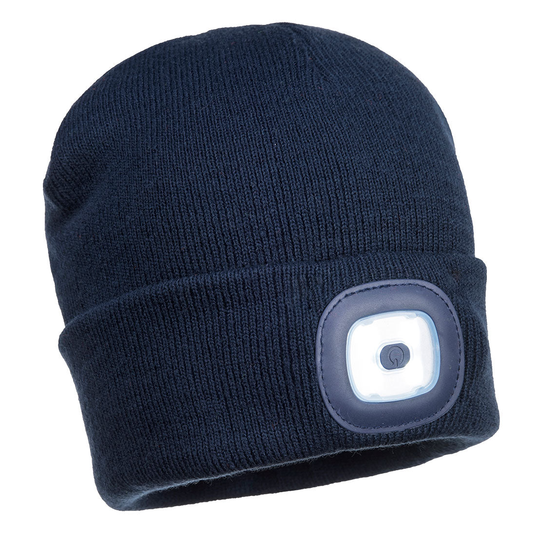 Beanie LED Head Light USB Rechargeable Navy