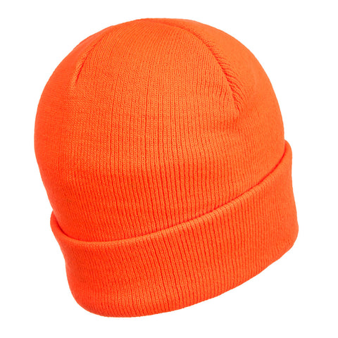 Beanie LED Head Light USB Rechargeable Orange back