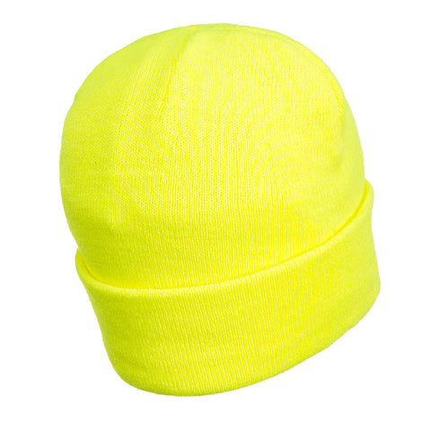 Beanie LED Head Light USB Rechargeable Yellow back