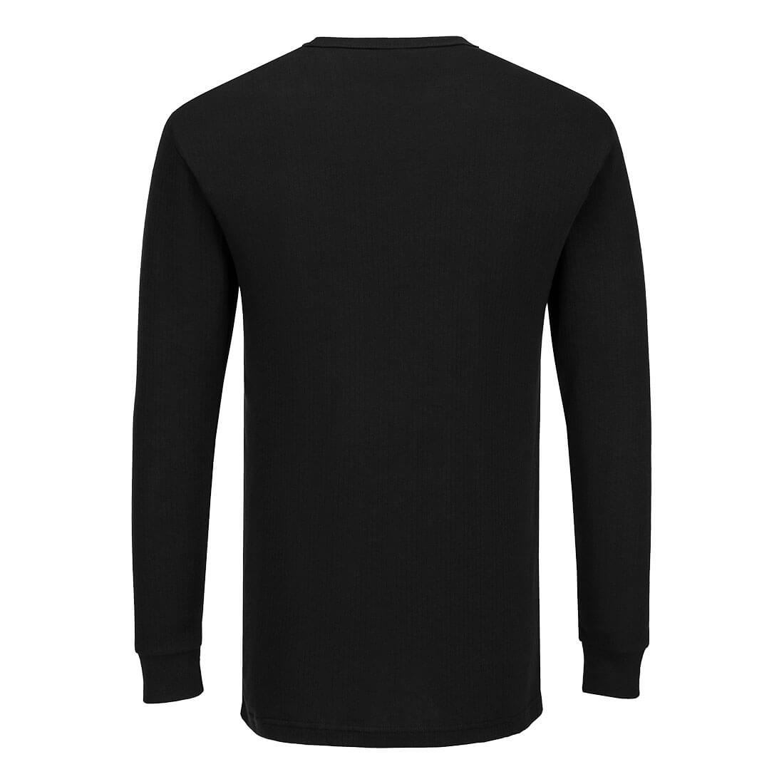 Thermal T-Shirt Long Sleeve Black back
