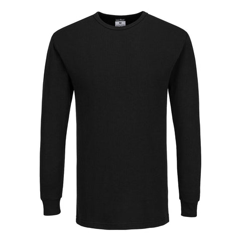 Thermal T-Shirt Long Sleeve Black