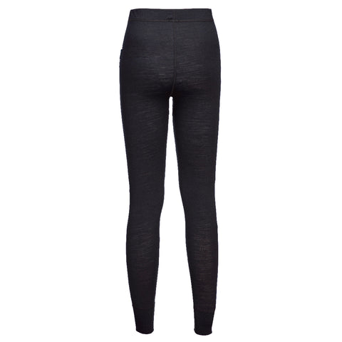 Merino Wool Baselayer Legging Black back