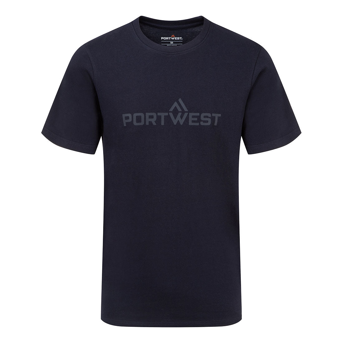 Portwest Embossed T-Shirt S/S Navy