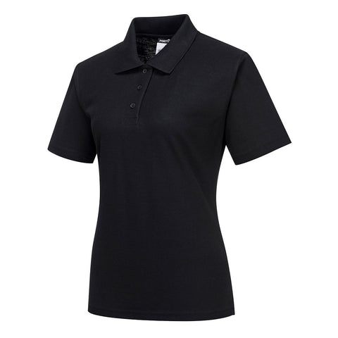 Naples Women's Polo Shirt S/S Black