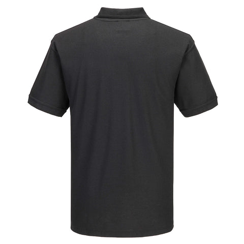 Naples Polo Shirt S/S Black back