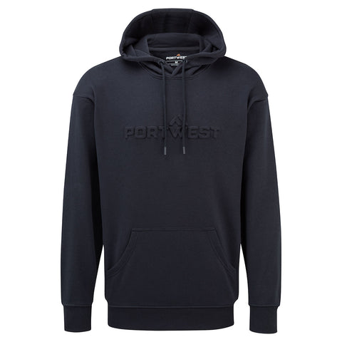 Portwest Embossed Hoodie Navy