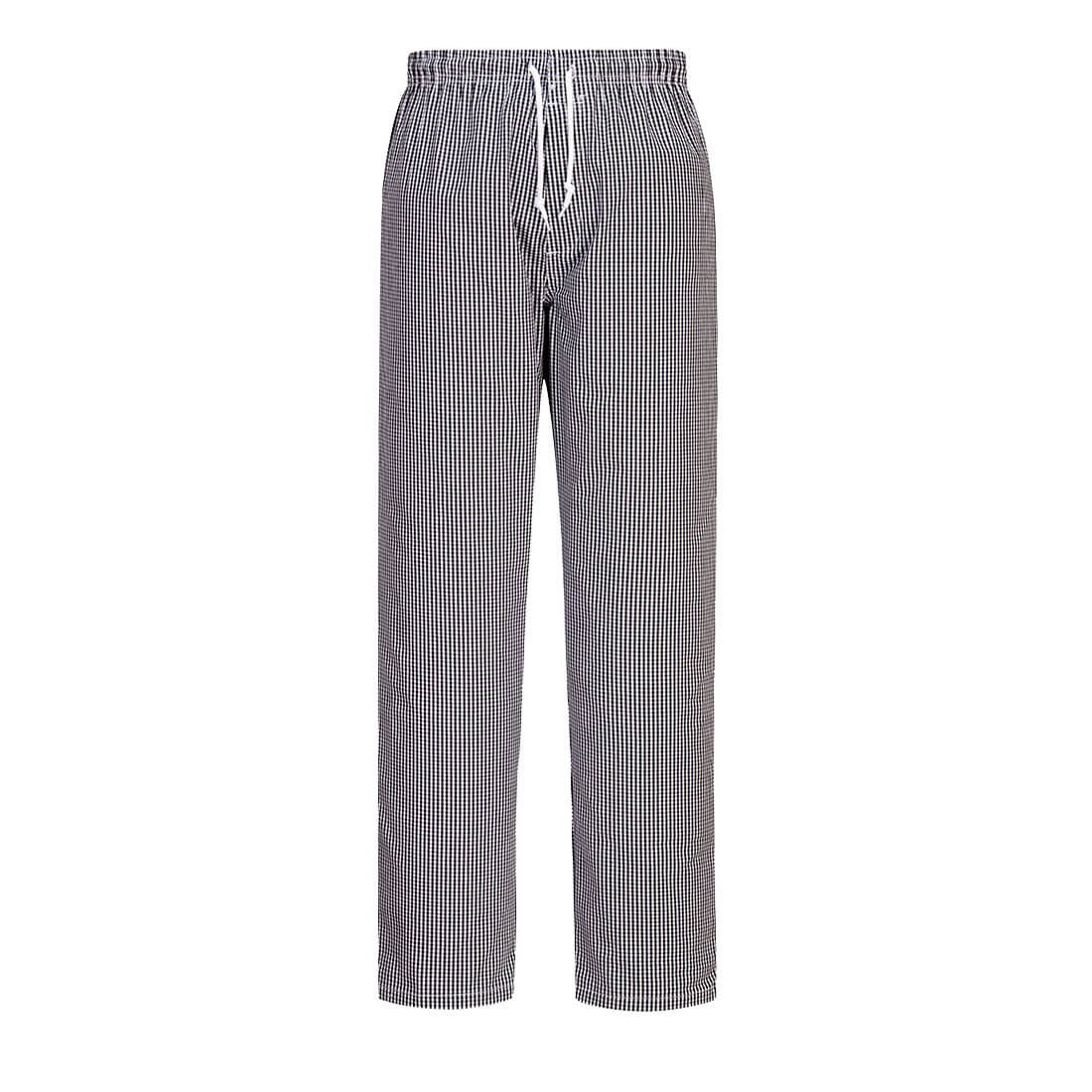 Bromley Chefs Pants Black Check