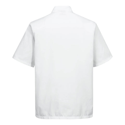 Chef's Kent Jacket S/S White back