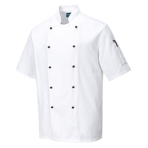 Chef's Kent Jacket S/S White
