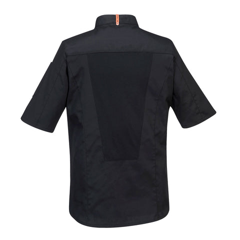 Chef's MeshAir Pro Jacket S/S Black back