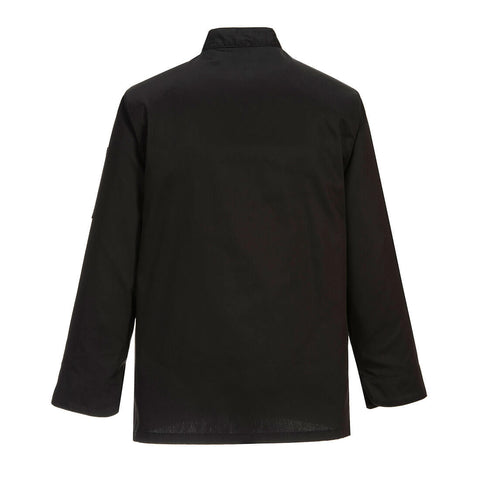 Chef's Somerset Jacket L/S Black back