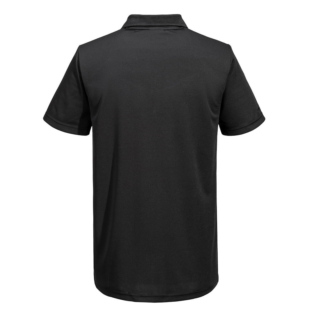DX4 Polo Shirt S/S All Black back